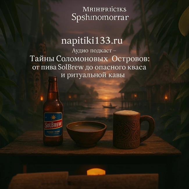 Аудио подкаст-   Тайны Соломоновых Островов: от пива SolBrew до опасного квасо и ритуальной кавы