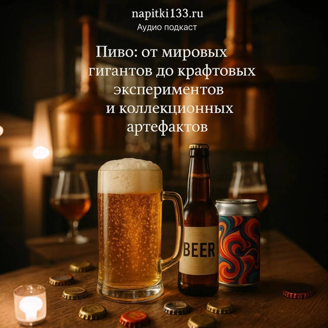 Аудио подкаст- Пиво: от мировых гигантов до крафтовых экспериментов и коллекционных артефактов