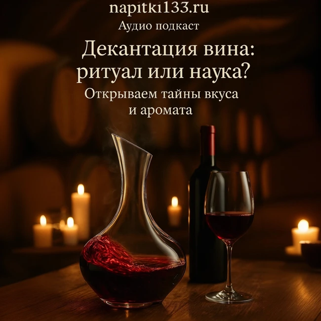 Аудио подкаст-Декантация вина: ритуал или наука? Открываем тайны вкуса и аромата