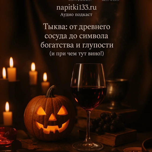 Аудио подкаст- Тыква: от древнего сосуда до символа богатства и глупости (и при чем тут вино!)