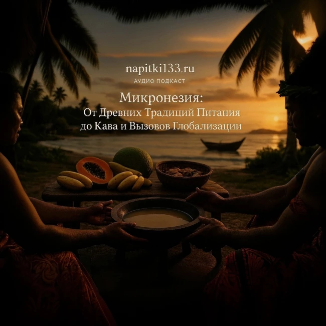 Аудио подкаст-Микронезия: От Древних Традиций Питания до Кавы и Вызовов Глобализации