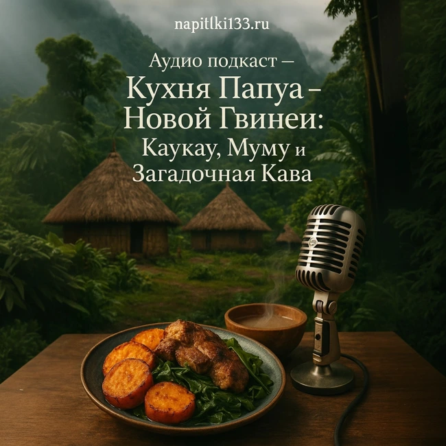Аудио подкаст- Кухня Папуа – Новой Гвинеи: Каукау, Муму и Загадочная Кава