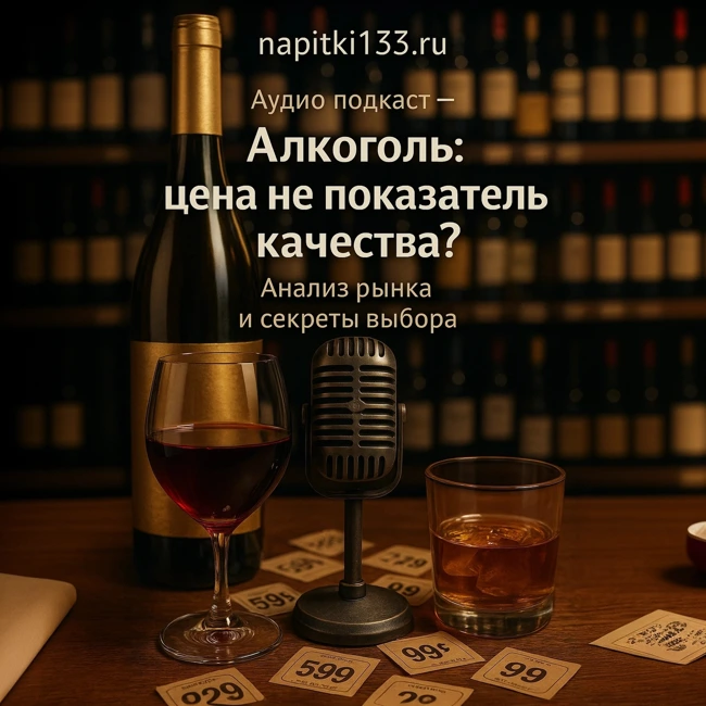 Аудио подкаст-Алкоголь: цена не показатель качества? Анализ рынка и секреты выбора