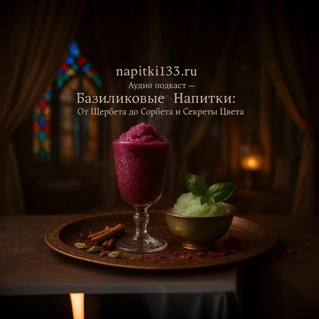 Аудио подкаст-  Базиликовые Напитки: От Щербета до Сорбета и Секреты Цвета