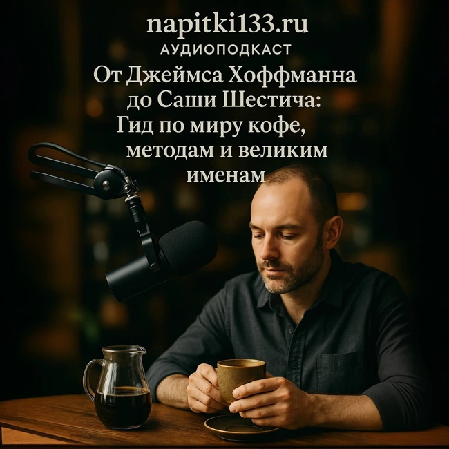 Аудио подкаст- От Джеймса Хоффманна до Саши Шестича: Гид по миру кофе, методам и великим именам