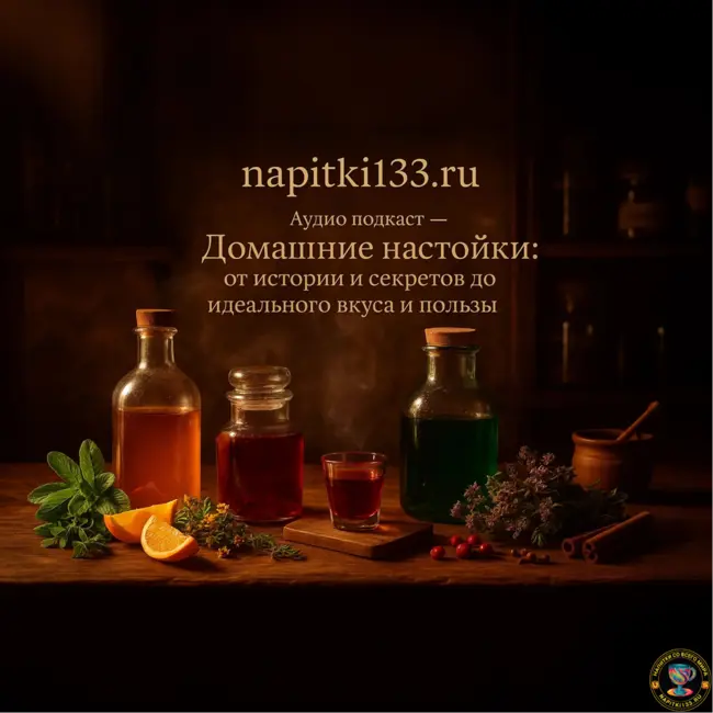Аудио подкаст- Домашние настойки: от истории и секретов до идеального вкуса и пользы