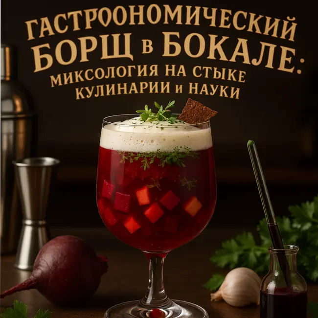 Гастрономический Борщ в Бокале: Миксология на Стыке Кулинарии и Науки