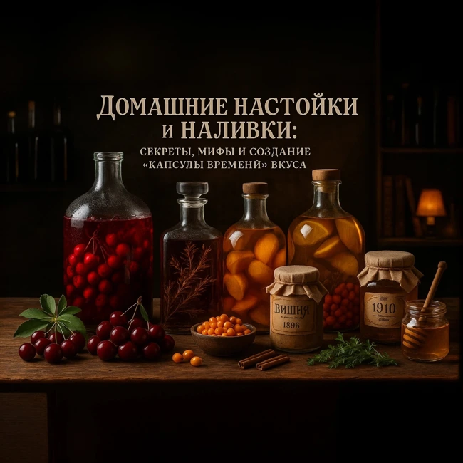 Аудио подкаст-Домашние настойки и наливки: секреты, мифы и создание «капсулы времени» вкуса
