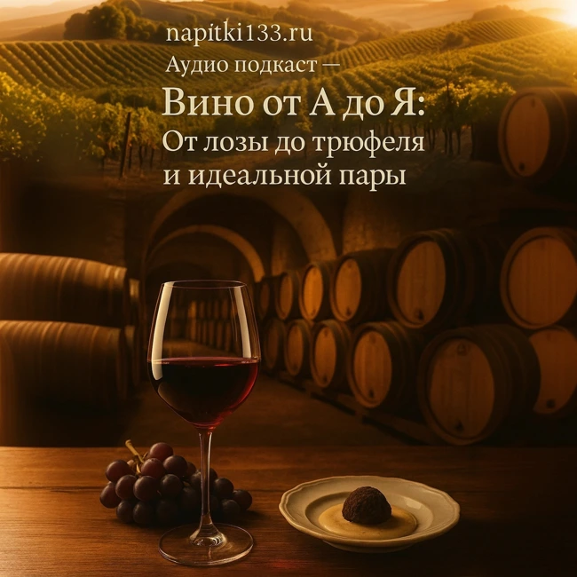 Аудио подкаст- Вино от А до Я: От лозы до трюфеля и идеальной пары