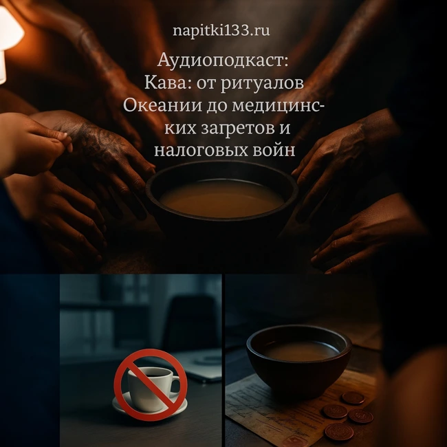 Аудио подкаст- Кава: от ритуалов Океании до медицинских запретов и налоговых войн