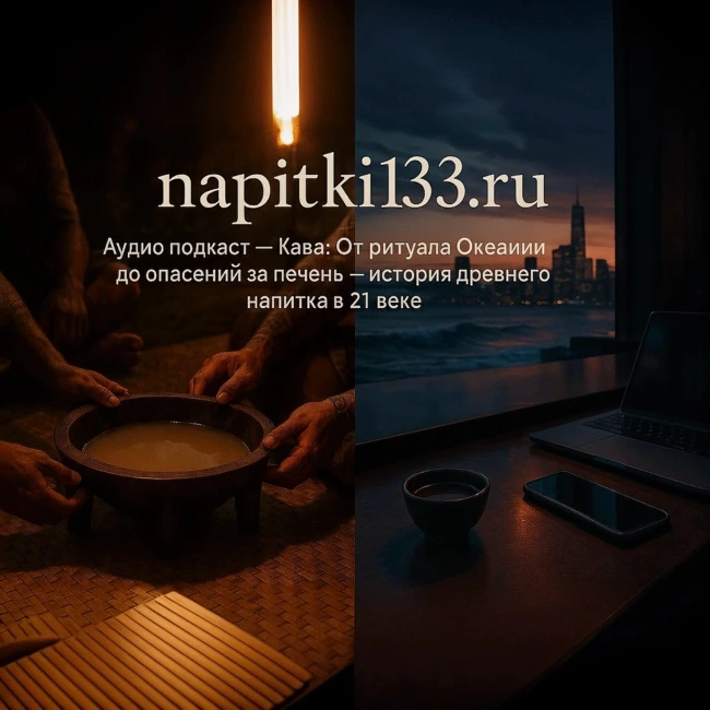 Аудио подкаст- Кава: От ритуала Океании до опасений за печень – история древнего напитка в 21 веке