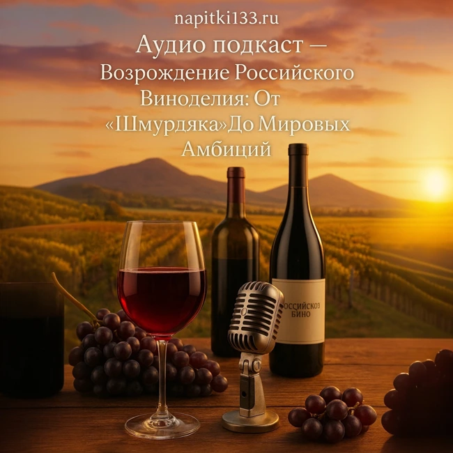 Аудио подкаст-Возрождение Российского Виноделия: От "Шмурдяка" До Мировых Амбиций