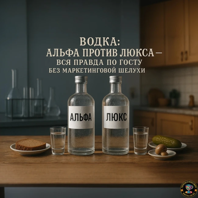 Аудио подкаст -  Водка: Альфа против Люкса – Вся правда по ГОСТу без маркетинговой шелухи
