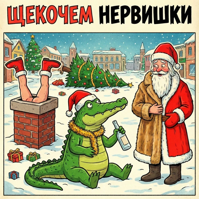 Эпизод  X - Голый Санта в дымоходе (Новогодний эпизод)