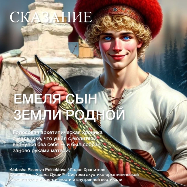 Сказание об Емеле — сыне земли родной Голосовая архетипическая хроника о мальчике, что ушёл с молитвой, вернулся без себя — и был собран заново руками матери.