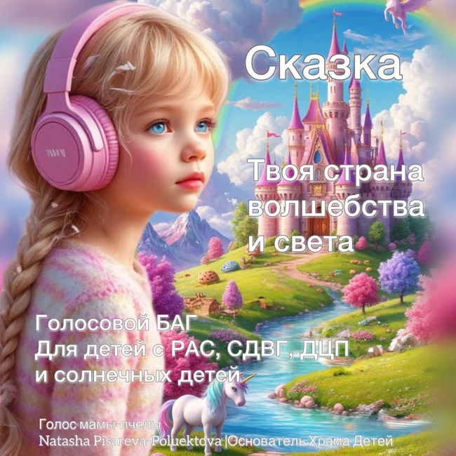 Сказка. Твоя страна волшебства и света .Голосовой БАК Для детей с РАС, СДВГ, ДЦП и солнечных детей