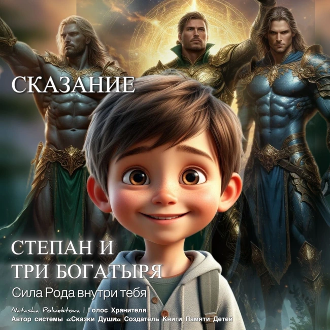 СТЕПАН И ТРИ БОГАТЫРЯ. Сказание о мальчике, за спиной у которого встали родовые силы.