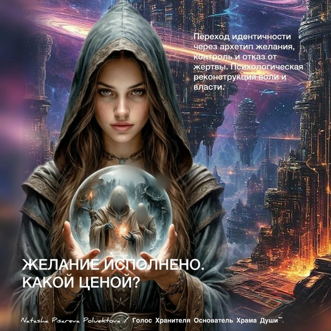 ЖЕЛАНИЕ ИСПОЛНЕНО. КАКОЙ ЦЕНОЙ? ХРОНИКА-ПРОТОКОЛ / АВТОРСКАЯ СИСТЕМА ПСИХОАРХЕТИПИЧЕСКОЙ РЕКОНСТРУКЦИИ