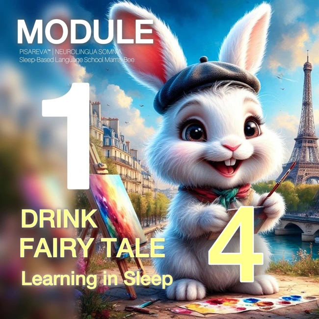 MODULE 1  Fairy Tale № 4 “The Bunny and the Word Drink” Listen before sleep  New word: drink We repeat: hello, play, eat.