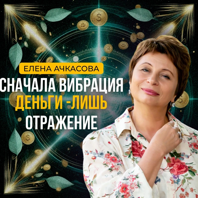 Деньги — не причина, а следствие: как создавать реальность без них? | Елена Ачкасова.