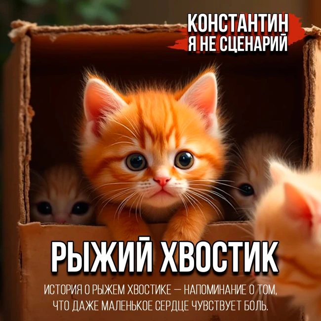 Рыжий хвостик — даже маленькое сердце чувствует боль.
