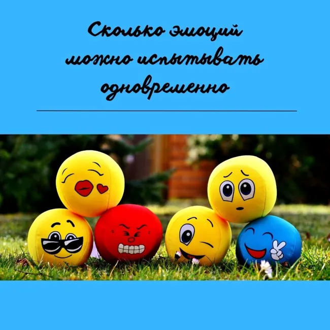 Сколько эмоций можно испытывать одновременно!?