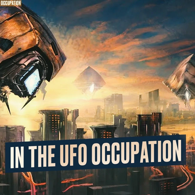 UFO Occupation: Life in Cities. A World Where The Ruins Of Cities Have Become A Monument To Human