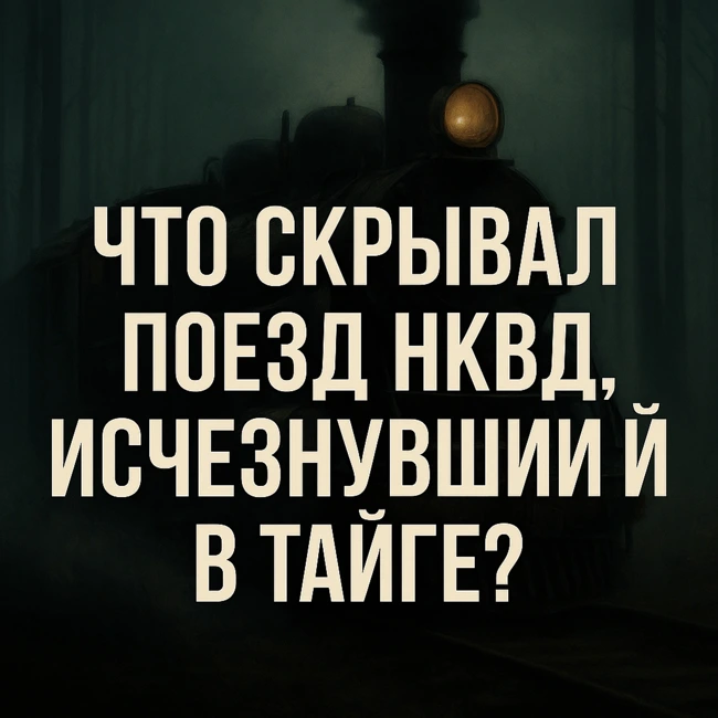 Железнодорожный Эшелон НКВД Исчезает по Пути в Сибирскую Глубинку.  ТАЁЖНЫЕ ИСТОРИИ. Мистика.