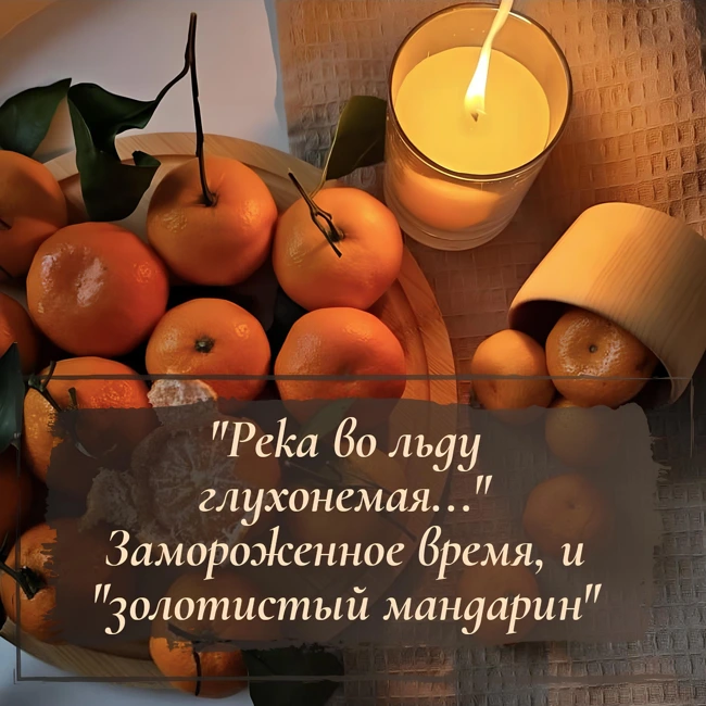 "Река во льду глухонемая..." Замороженное время и "золотистый мандарин"