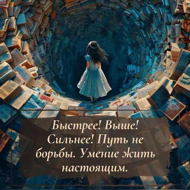 Быстрее! Выше! Сильнее! Путь не борьбы. Умение жить настоящим.