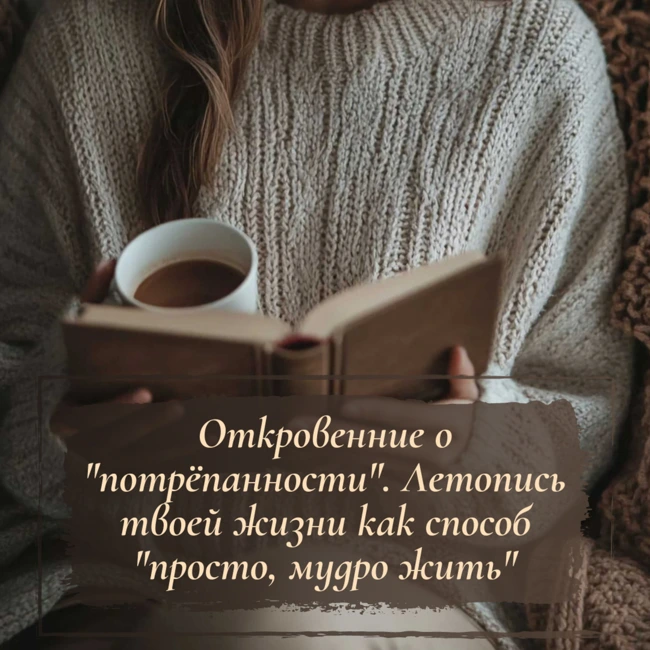 Откровение о потрёпанности. Летопись твоей жизни как способ "просто, мудро жить"