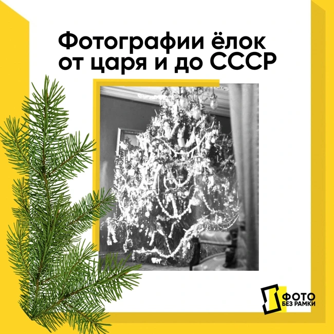 Фотографии ёлок от царя и до СССР