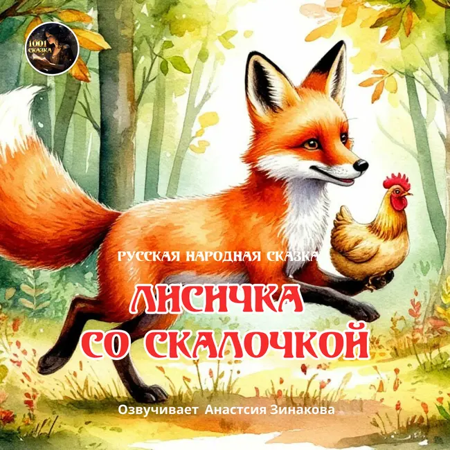 Лисичка со скалочкой / Русская народная сказка /  Озвучивает Анастасия Зинакова