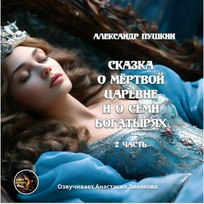 Сказка о мёртвой царевне и о семи богатырях - 2 часть. А.С. Пушкин. Озвучивает Анастасия Зинакова