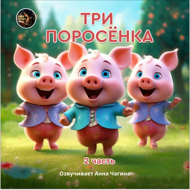 «Три поросенка» — английская сказка в интерпретации Сергея Михалкова / Часть 2/ Озвучивает Анна Чагина