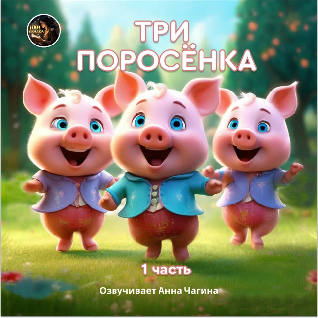 «Три поросенка» — английская сказка в интерпретации Сергея Михалкова / Часть 1/ Озвучивает Анна Чагина