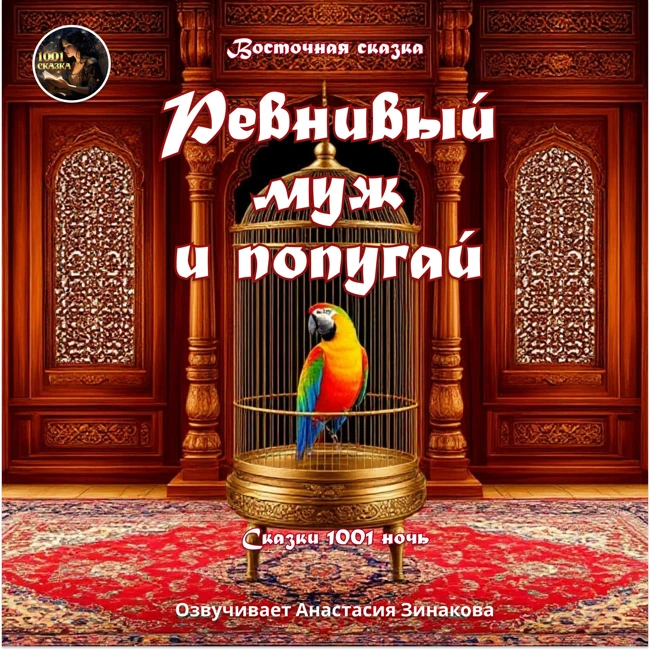 Ревнивый муж и попугай / Восточная сказка из книги сказок 1001 ночи / Озвучивает Анастасия Зинакова