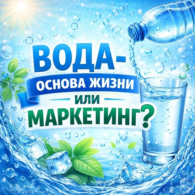 Вода - основа жизни или маркетинг?