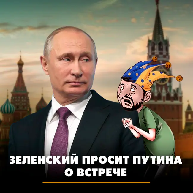 Зеленский просит Путина о встрече