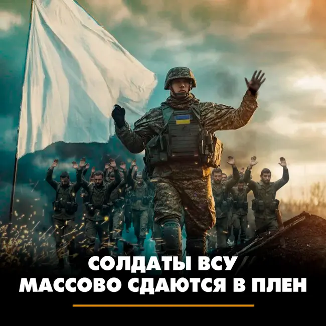 Солдаты ВСУ массово сдаются в плен