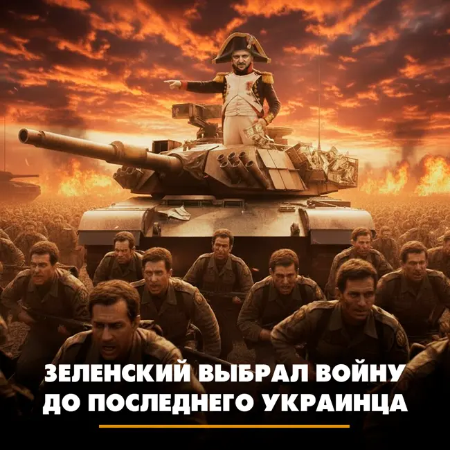 Зеленский выбрал войну до последнего украинца