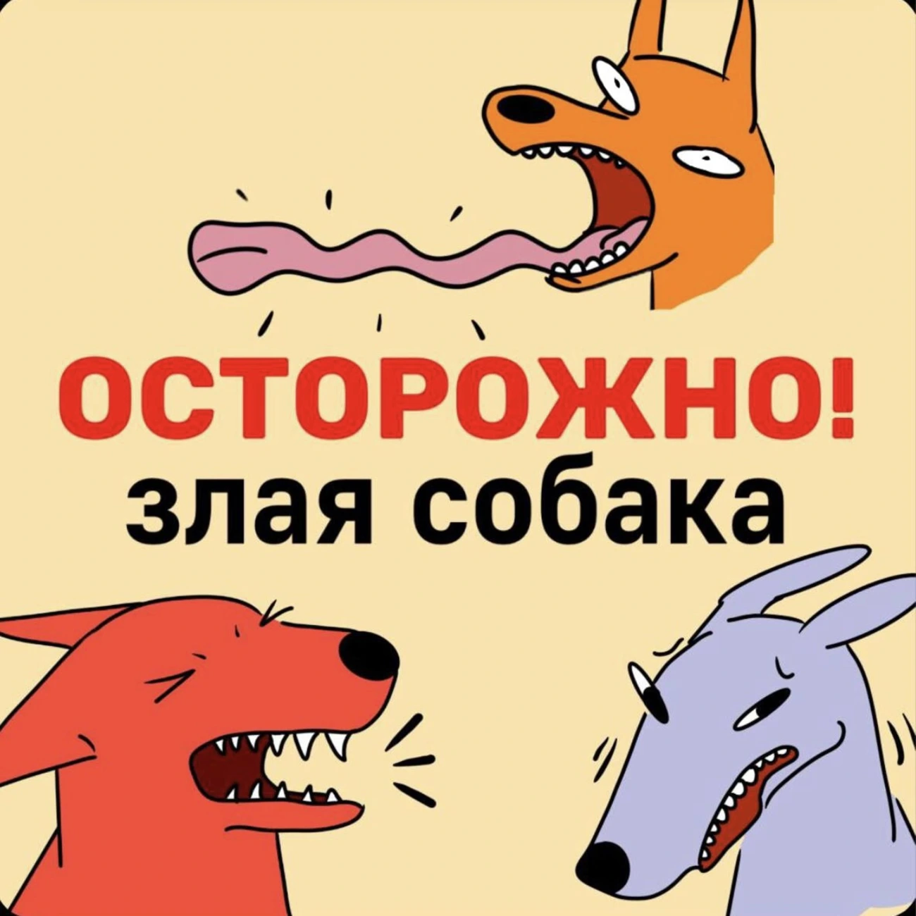 Осторожно! Злая собака