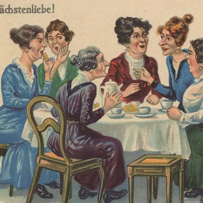 Beim Kaffeeklatsch